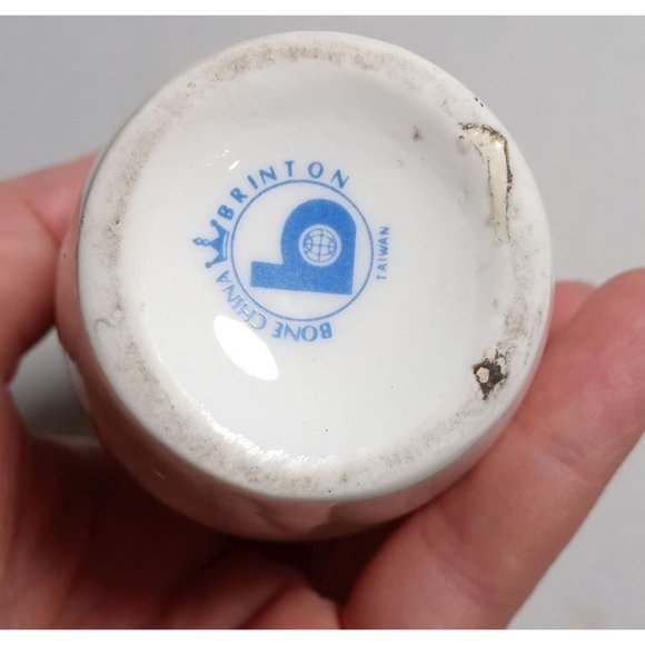 Bone China Brinton Taiwan Mini Vase 5" Tall‎ (5e5) - Picture 2 of 5